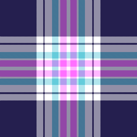 aqua pink check