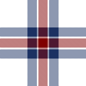 WHITE NAVY RED