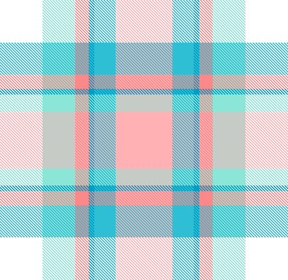 Mint and Coral Plaid 2