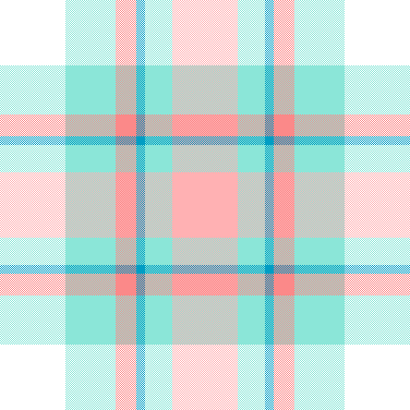 Mint and Coral Plaid 4