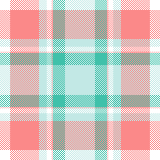 STUPID PLAID - CORAL