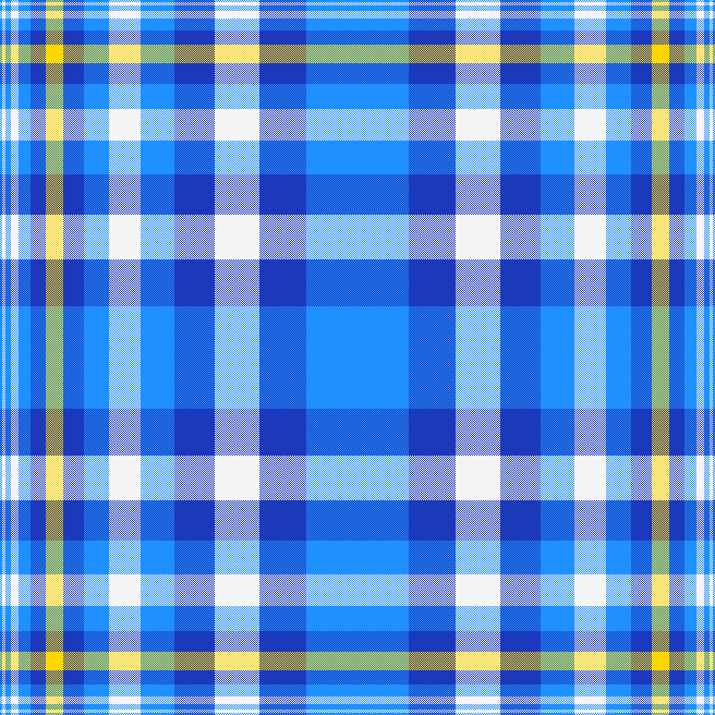 Plaid Made With Prime Numbers
