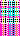 2 pink each side