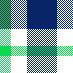 blue green