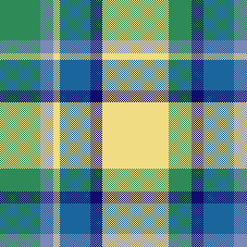 Cyan Christmas Plaid