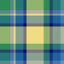 Cyan Christmas Plaid