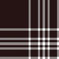 Mary Della Davis Custum plaid