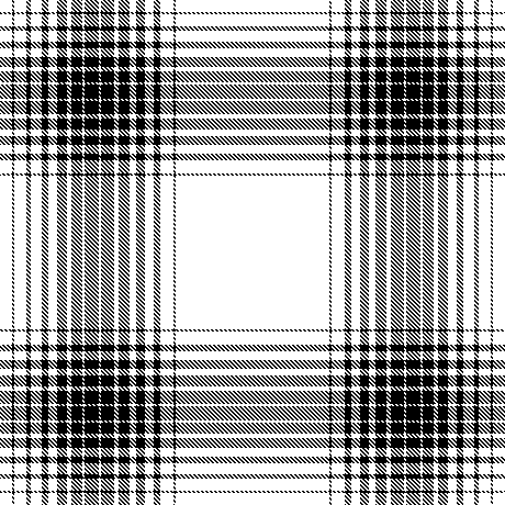 white plaid