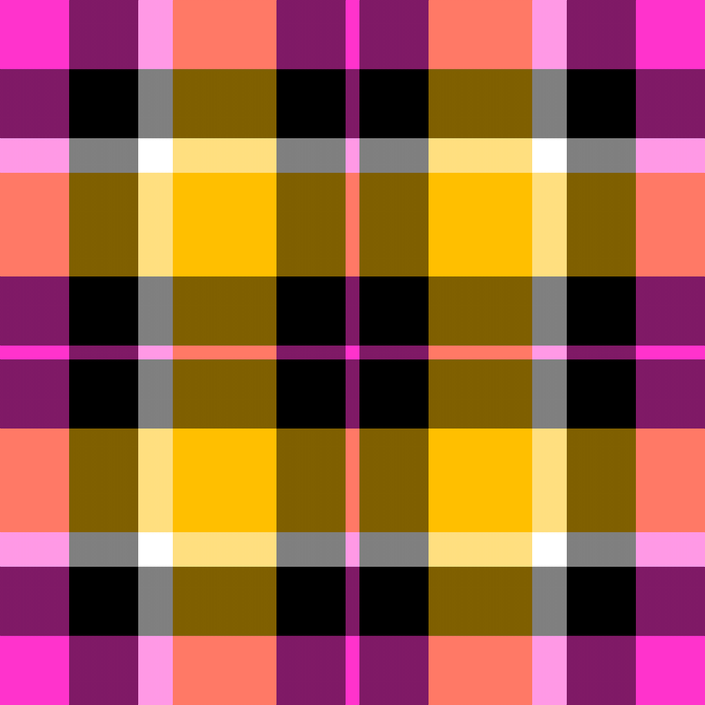 black orange purple