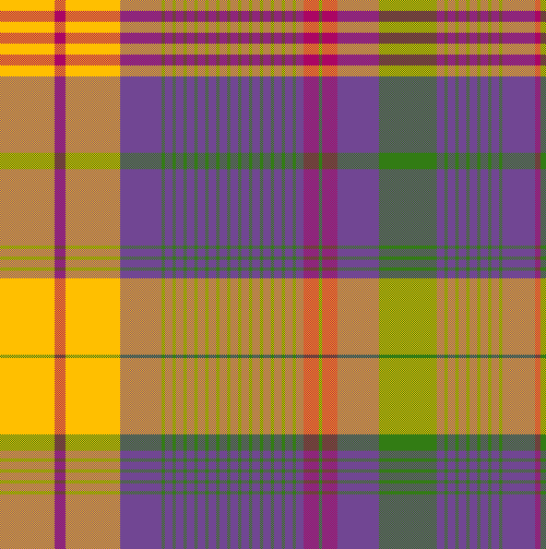 Madras purple yellow