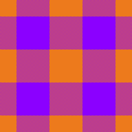 Plain Halloween plaid