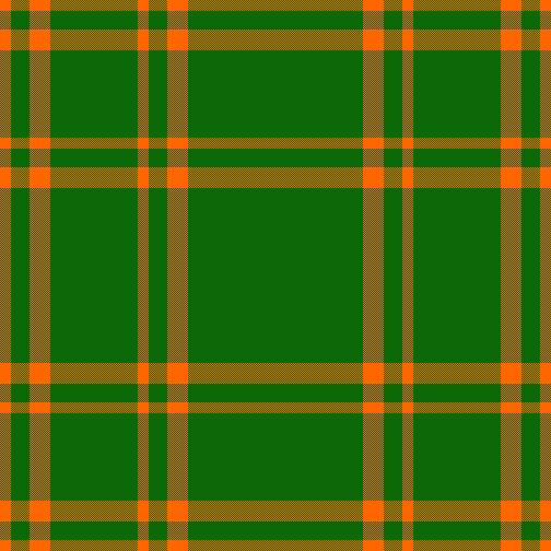Shamrock and Tiger Mirrored