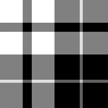AW24 M BLACK WHITE SIMPLE CHECK