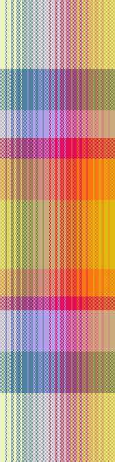 cog uneven colorblock weft