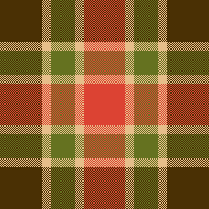 Monokrom brown/terra cotta/green