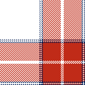 RED WHITE CHECK
