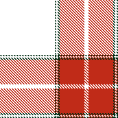 red whitre green