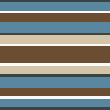 Blue Plaid Brown 1