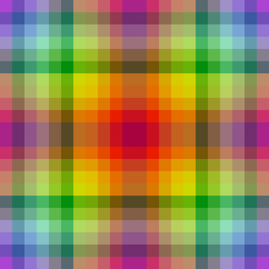 Rainbow square Heartiness