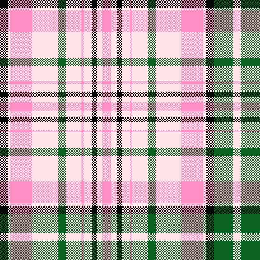 pink green