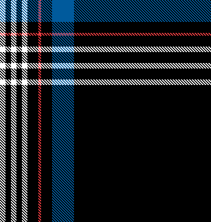 3-Color Tartan MLB 2024 Dodgers Black