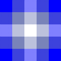 Monochromatic blue