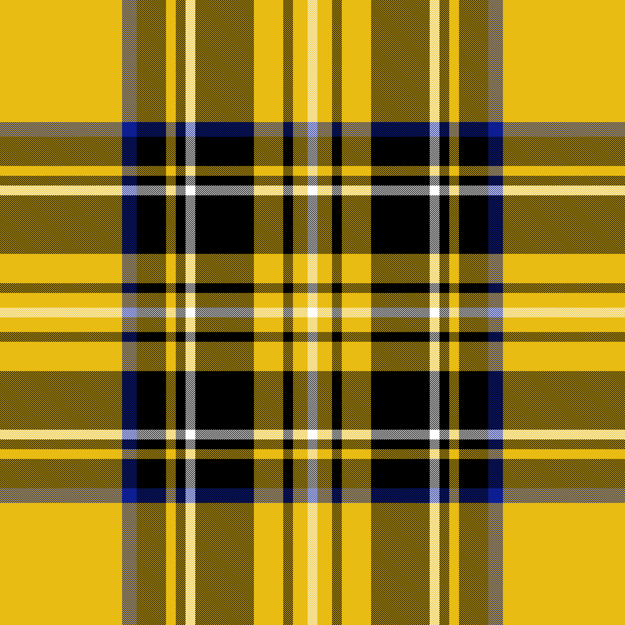 Yellow Tartan Branda
