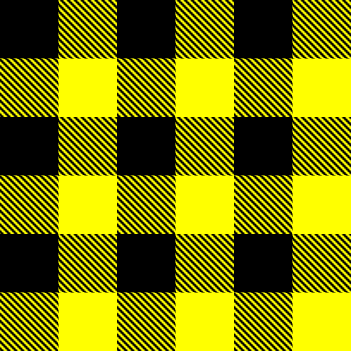 yellow check