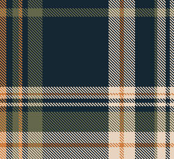 olive orange plaid