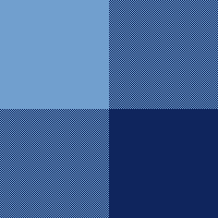 Diamond Blue Buffalo Check