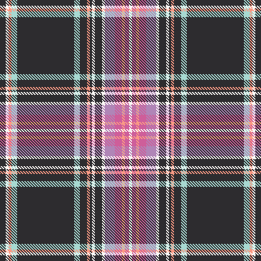 W25-Party Time PINK PLAID-3 Turquoise