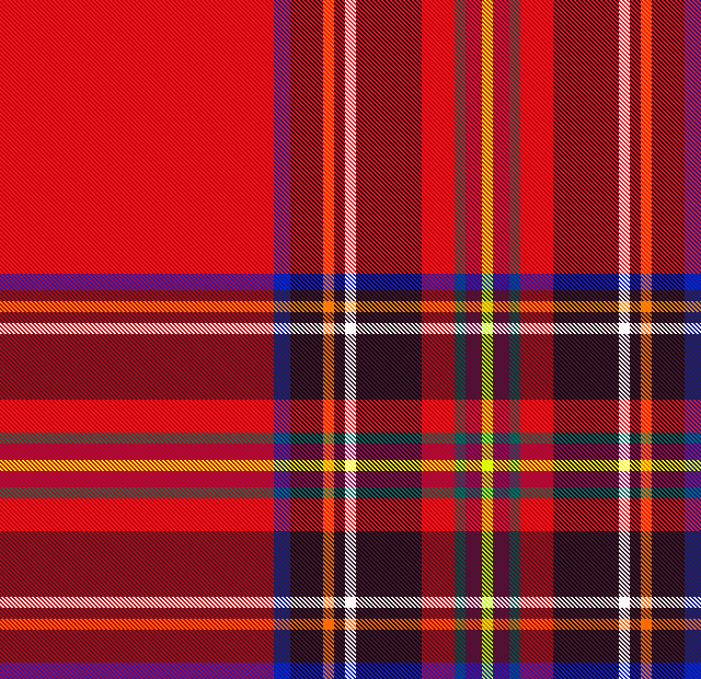 Tartan Rojo Doble 45