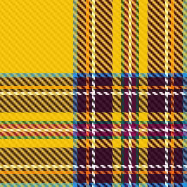 Tartan Amarillo Doble 45