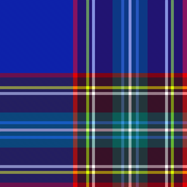 Tartan Azul Doble 45