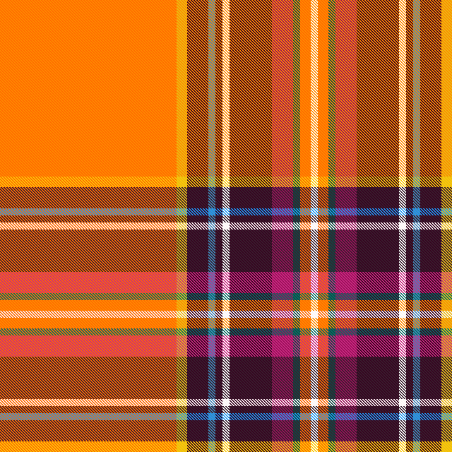 Tartan Naranja Doble 45