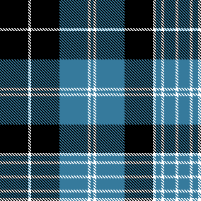 custom blue personalized tartan