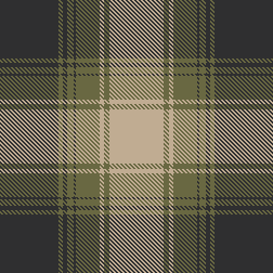 Black, Olive & Sand Check