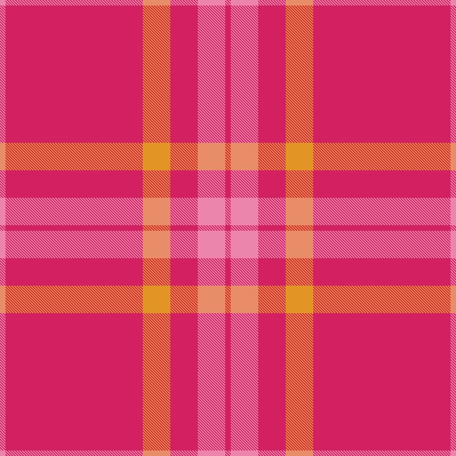 Rosa naranja plaid