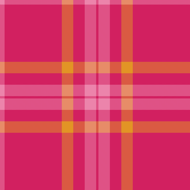 Rosa naranja plaid 45