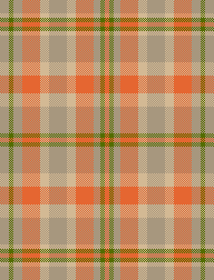 Bambu ginger, gree, brown plaid