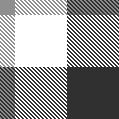 white + battleship gray + jet gray