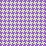 Plum Houndstooth