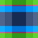 Spring green and blue