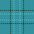Aquamarine Teal Grid Check