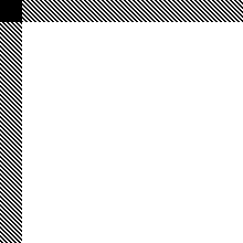 checkered white black