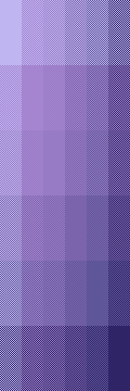 Miss Babs violet single gradient