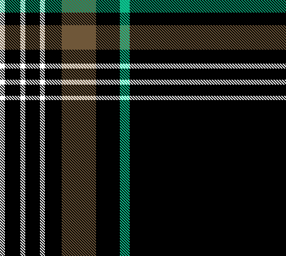 Mint white chocolate Clark Plaid