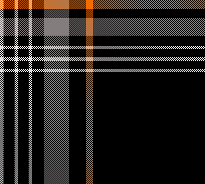 Orange Clark Plaid
