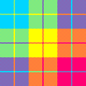Rainbow plaid