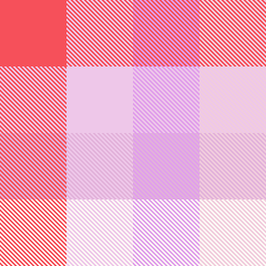 pink and red